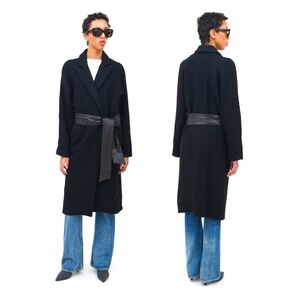 Smythe Wool Boucle Wrap Coat